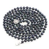 7-8mm Akoya Cultured Pearl Long Necklace, 55inch