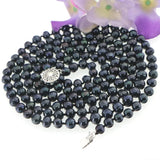 7-8mm Akoya Cultured Pearl Long Necklace, 55inch