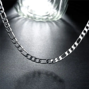 925 Silver Necklace 20" Classic 6MM Chain for Women