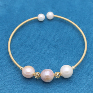 Copper Ring Pearl Bracelet DIY Women's Bead Jewelry