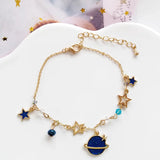 Charm Dream Planet Pendant Bracelets Star Bangle Jewelry