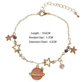 Charm Dream Planet Pendant Bracelets Star Bangle Jewelry