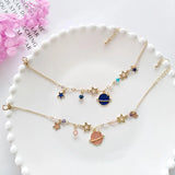 Charm Dream Planet Pendant Bracelets Star Bangle Jewelry