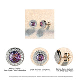 Vintage Rainbow Crystal Stone Earrings