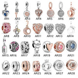925 Sterling Silver Beads Charm for DIY Bracelet Pendant