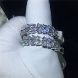 CZ Flower Bracelet 5A Zirconia Filled Bridal Gift