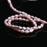 Freshwater Cultured Pearl Beads Rice Shape Natural Pearls 3-4mm
