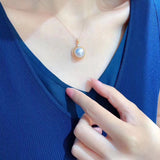 Charm Plated Pendant Mountings Base Findings Settings for Pearls Beads