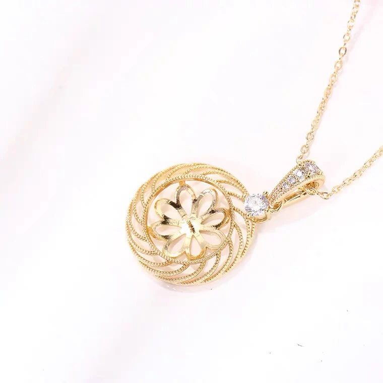 Charm Plated Pendant Mountings Base Findings Settings for Pearls Beads