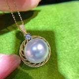 Charm Plated Pendant Mountings Base Findings Settings for Pearls Beads
