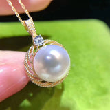 Charm Plated Pendant Mountings Base Findings Settings for Pearls Beads