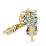 Crystal High Heel Shoes Keychain Purse Bag Buckle Pendant