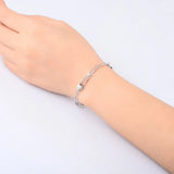 925 Silver Bracelet Beads Lucky Woman Bracelet
