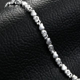 Love Charm Bracelet Inlaid Stone Link Chain for Women