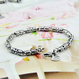 925 Sterling Silver Bracelet Jewelry Man Sterling Silver folk wind Bracelet