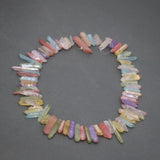 Charm Mix Healing Crystal Quartz Bead Pendant
