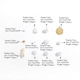 Irregular Pearl Beads with Coin Pendant for DIY Jewelry Kit