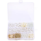 Irregular Pearl Beads with Coin Pendant for DIY Jewelry Kit
