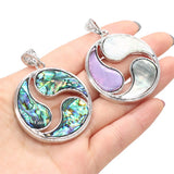 Natural Abalone Shell Pendant for Jewelry Making DIY Necklace