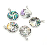 Natural Abalone Shell Pendant for Jewelry Making DIY Necklace