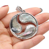 Natural Abalone Shell Pendant for Jewelry Making DIY Necklace