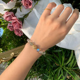 Charm Crystal Beaded Bracelet Delicate Ball Jewelry Accessories