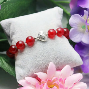 10mm Round Bead Rubys Jades Bracelet Crystals Alloy Accessories