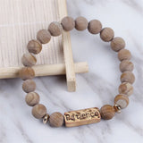 Natural Stone Patience Bracelet Chakra Beaded Bracelets For Men Women