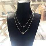 Golden Carriers Charm Necklace Winter Jewelry Europe 925 Sterling Silver
