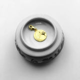 925 Sterling Silver Charm Necklace Moon Star Spring Jewelry