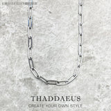 Charm Necklace Link Chain 925 Sterling Silver Women Men