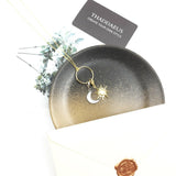 Charm Necklace Moon & Golden Sun Spring Jewelry Gift Women Girls