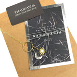 Charm Necklace Moon & Golden Sun Spring Jewelry Gift Women Girls