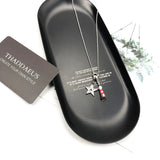 Charm Necklace Star & Lighthouse 925 Sterling Silver Bijoux Gift