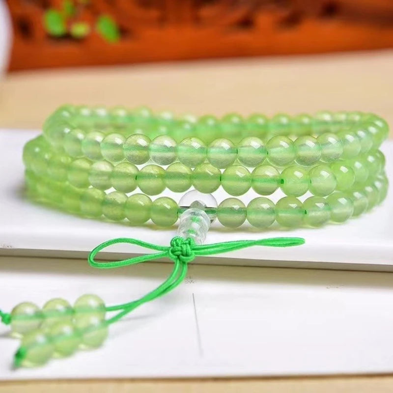 Green Grapes Chalcedony Bracelet Stone Jewelry Bangles