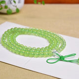 Green Grapes Chalcedony Bracelet Stone Jewelry Bangles