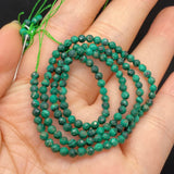 Malachite 3mm Faceted Beads for Jewelry Making