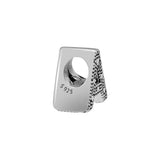 925 Silver Alphabet Beads for Bracelet DIY Jewelry 02LE17A