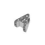 925 Silver Alphabet Beads for Bracelet DIY Jewelry 02LE17A