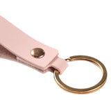 Charm PU Leather Keychain for Men Women Bag Decorate Real Cowhide Waist Wallet