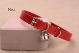 Charm PU Leather Small Bell Choker Necklace Punk Style Women Torques Women