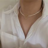 Natural Freshwater Pearl Choker Necklace for Women