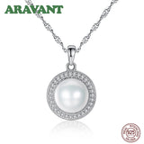 Freshwater Pearl Necklace Pendant Sterling Silver Jewelry