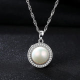 Freshwater Pearl Necklace Pendant Sterling Silver Jewelry