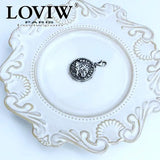Dragon & Tiger Charm Pendant Disc Jewelry Punk Gift For Women Men
