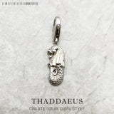 Charm Pendant Merlion 925 Sterling Silver