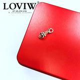 Pink Skull Charm Pendant Jewelry Punk Gift For Women