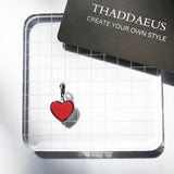 Red Heart Charm Pendant, Good Jewelry for Women