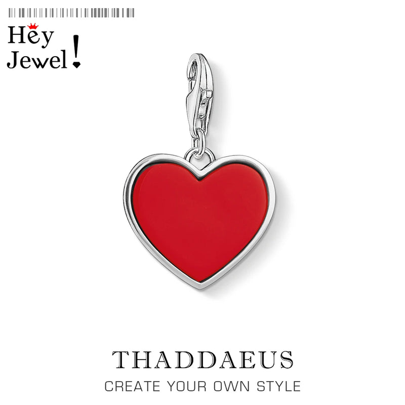 Red Heart Charm Pendant, Good Jewelry for Women