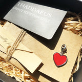 Red Heart Charm Pendant, Good Jewelry for Women